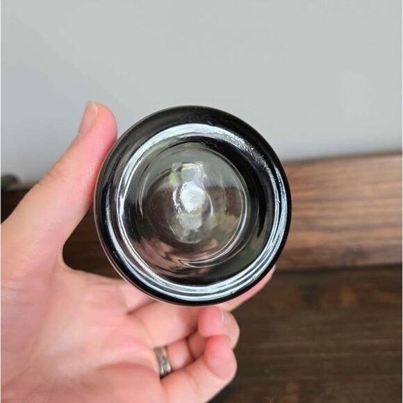 Vintage Leo Zodiac Glass Mid Century 60s/70s Smoked Glass Gold Trim - Picture 10 of 11